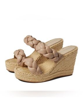 Kenneth Cole Olivia Braided Strap Espadrille Wedge
Platform Sandals - NWT